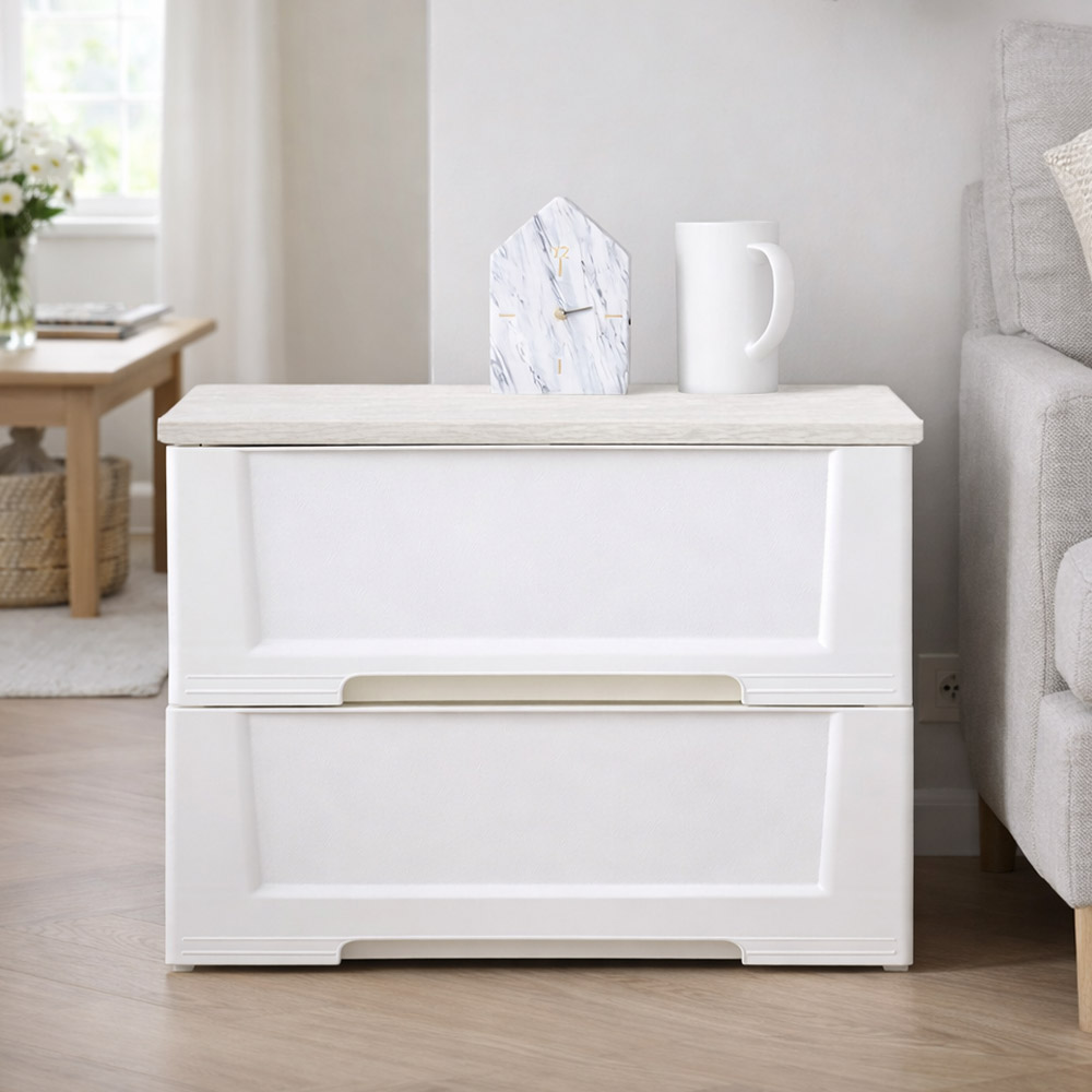 보노하우스 화이트 이노스 우드상판 서랍장 27,810원