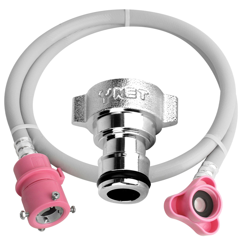 원터치 온수용 세탁기호스 1.3M 10,300원