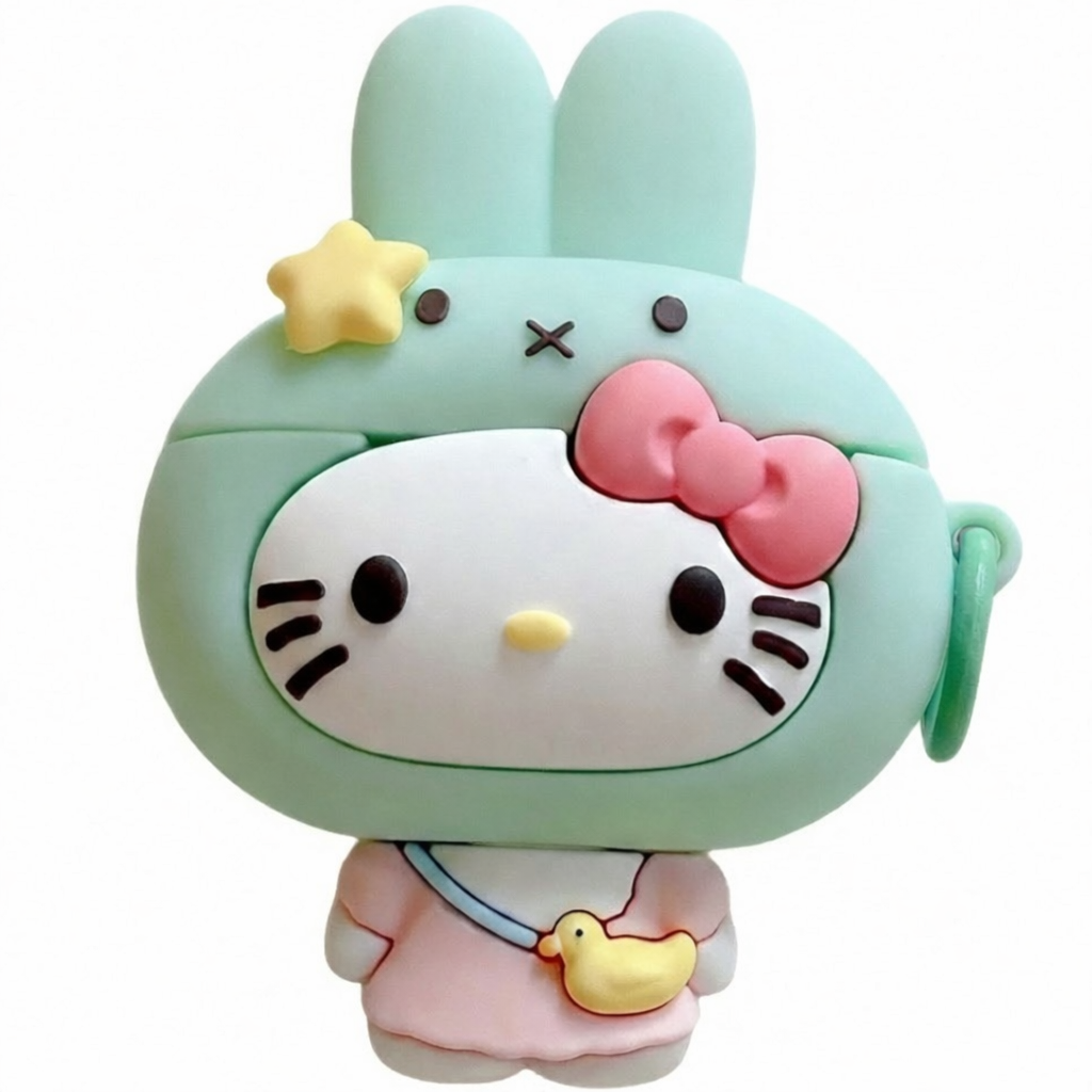 큐티캣 에어팟 케이스 6종 시리즈 귀여운 고양이 캐릭터 케이스, 민트버니, 에어팟프로3 11,900원