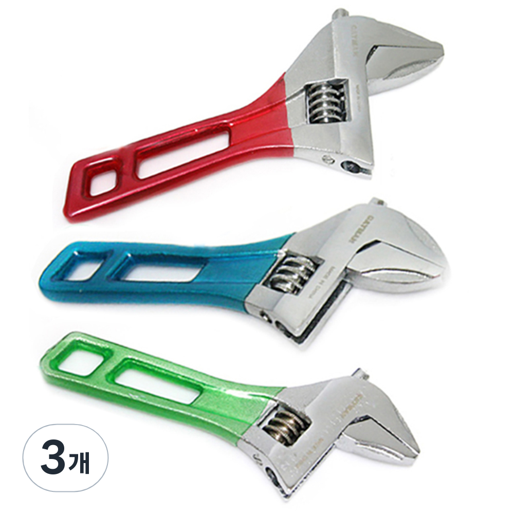 카이만 칼라 경량 포켓 몽키 스패너 190mm 랜덤 발송, 3개 44,700원