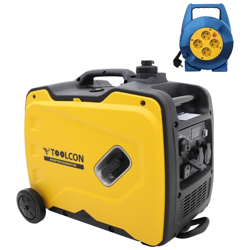 정격출력3KW 최대출력3.3KW 저소음 발전기 인버터 휴대용 가솔린 15M전선릴 증정 702,000원