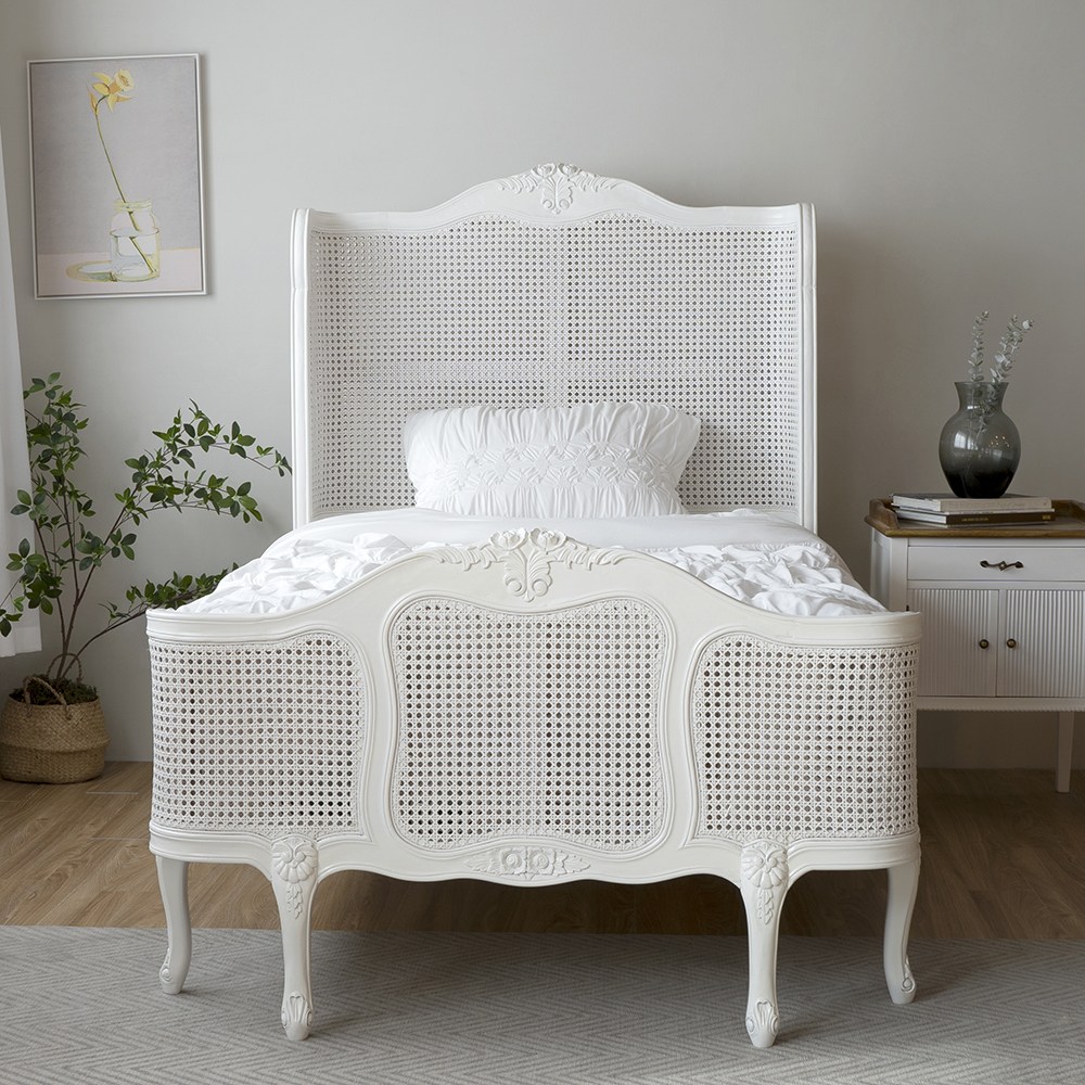 피어젠 클레어 프렌치 엔틱 라탄 침대 슈퍼싱글 990,000원