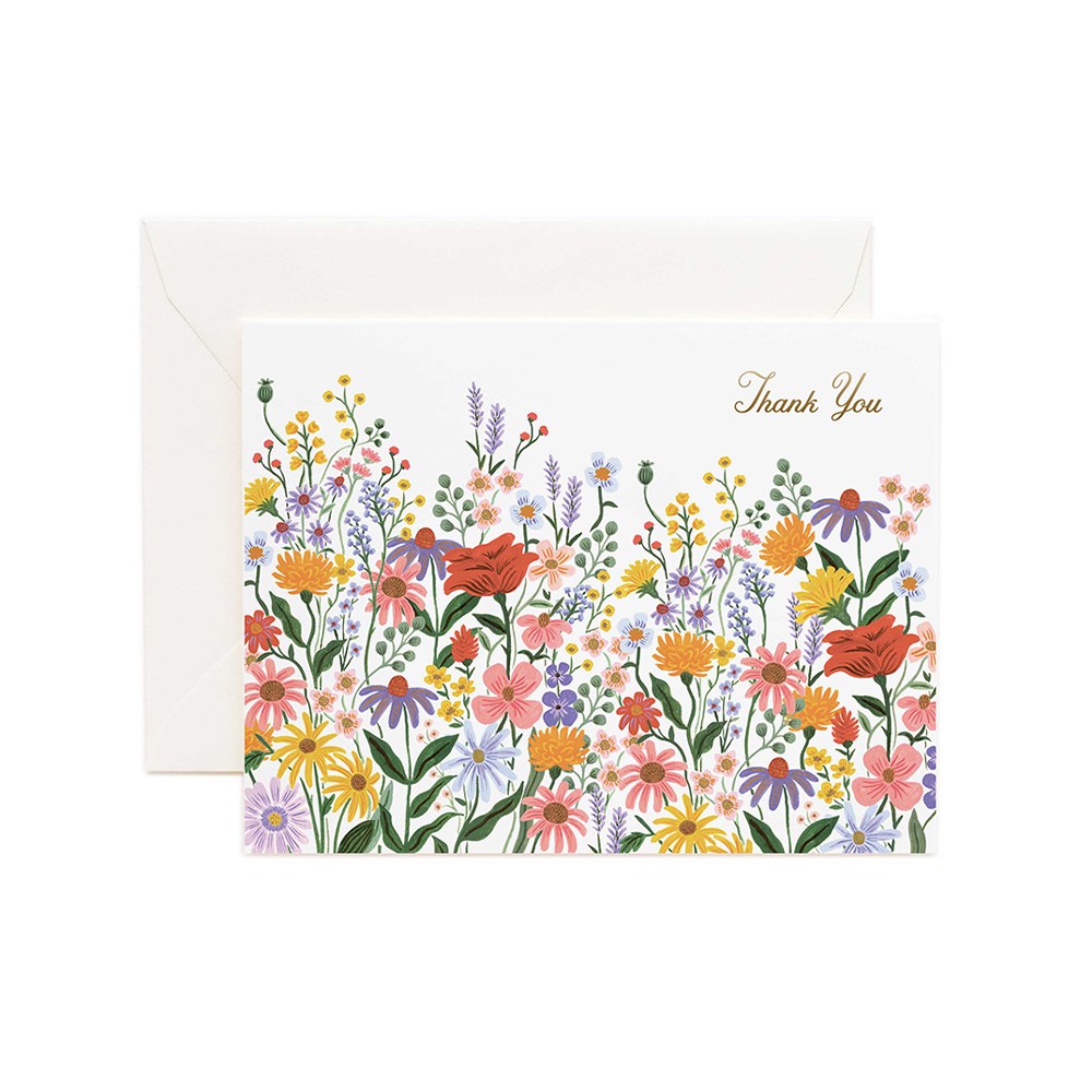 라이플페이퍼 Prairie Garden Thank You Card 감사 카드, 단품 9,000원