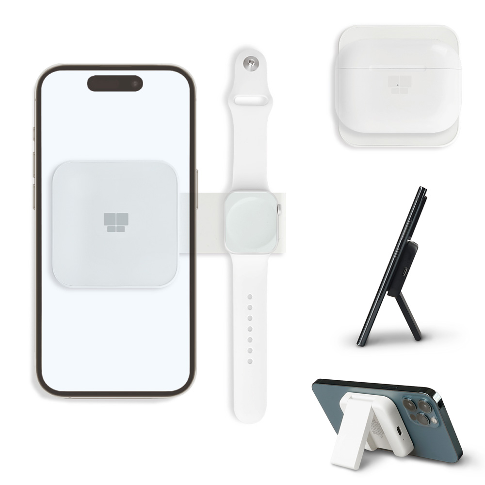 2in1 듀얼 고속 맥세이프 무선충전기 갤럭시워치6 애플워치 스마트폰 충전기 23,900원