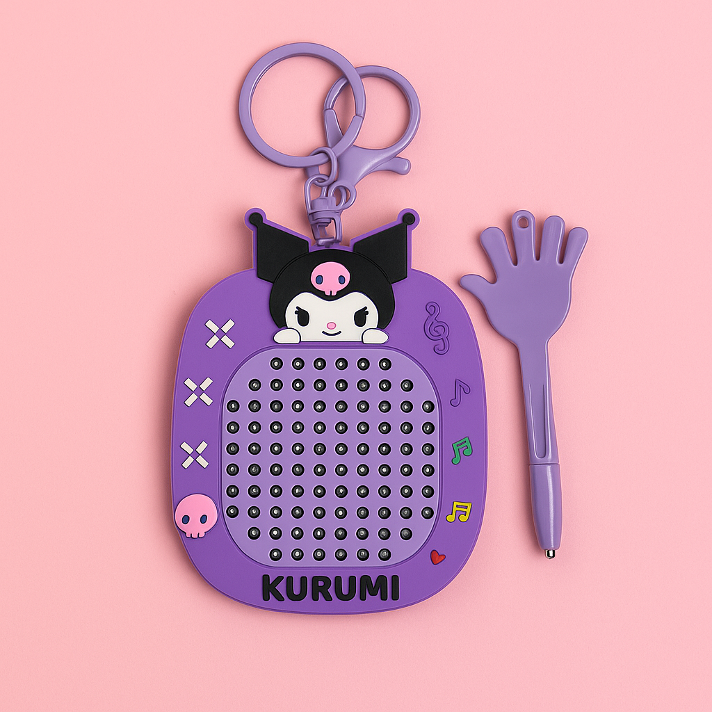 펫더월드 산리오 자석 푸쉬팝 드로잉보드 키링, 쿠로미, 1개 9,100원