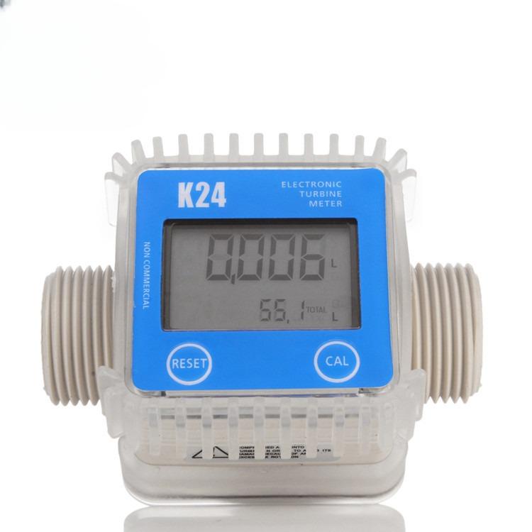 K24 고정밀 전자식 디지털 디젤 등유 오일 요소 유량계 수도계 플로우미터 플로우메타 액체 계량기 유량계 측정기 유체 터빈 정밀 미세 소형 유량계 산업용 공업용 화학용 내식성 방수 40,300원