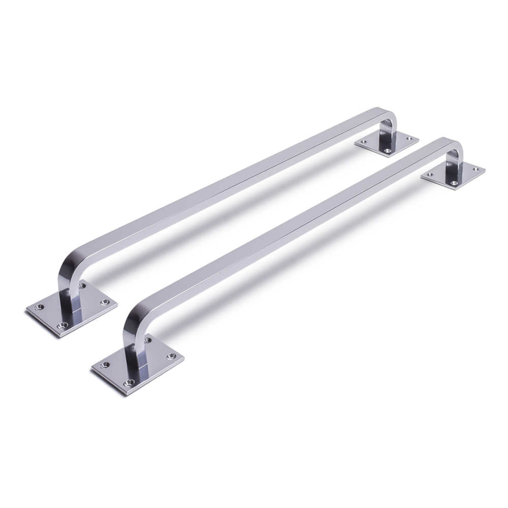 쇼트사각 판손잡이 P480 크롬 2개 베란다 미닫이 샷시 슬라이딩 중문 건축손잡이 45,600원