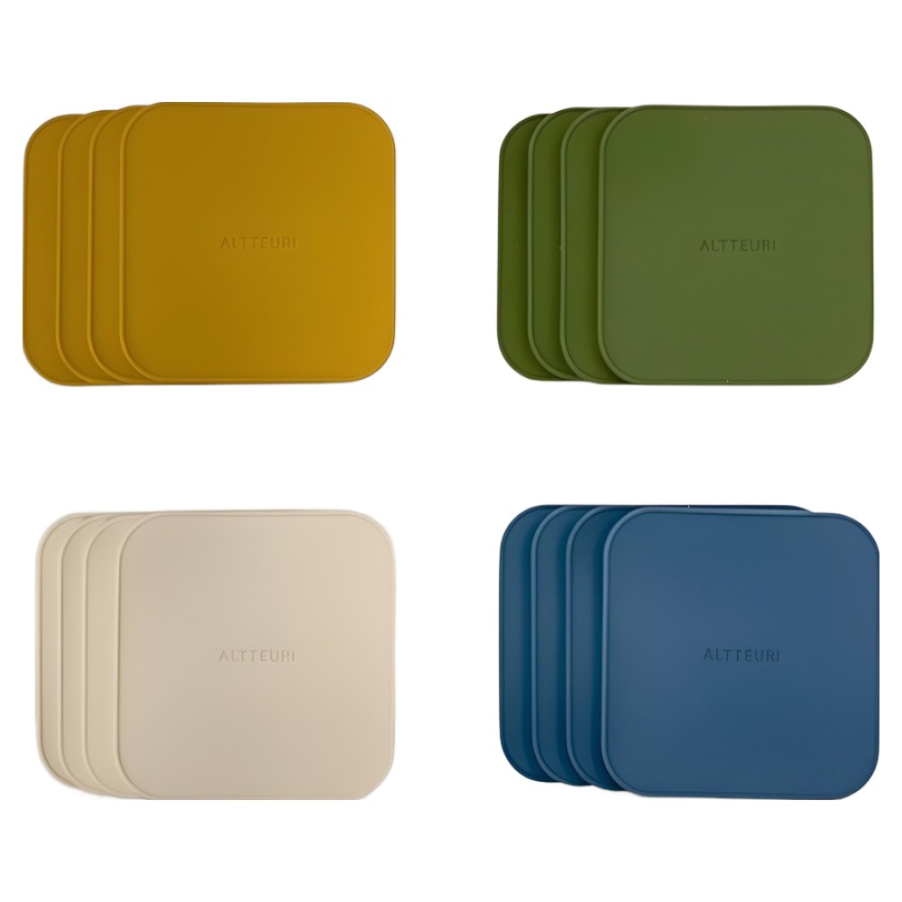 알뜨리 컵받침 사각 4종 x 4p 세트, 혼합C, 1세트 16,800원