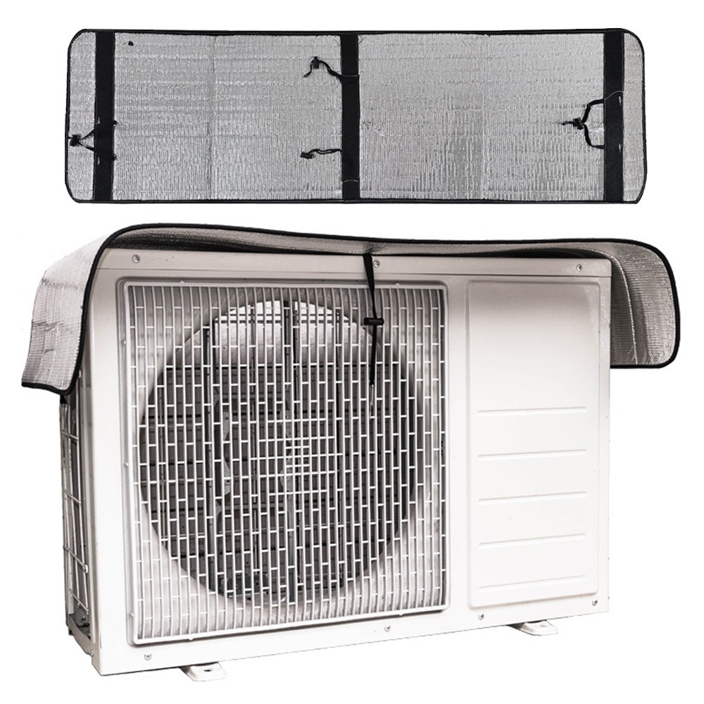 아야 에어컨 실외기 과열방지 커버 열차단 차양막 안전 난연 덮개, 4개, 후크걸이형 [120cm*36cm] 27,900원