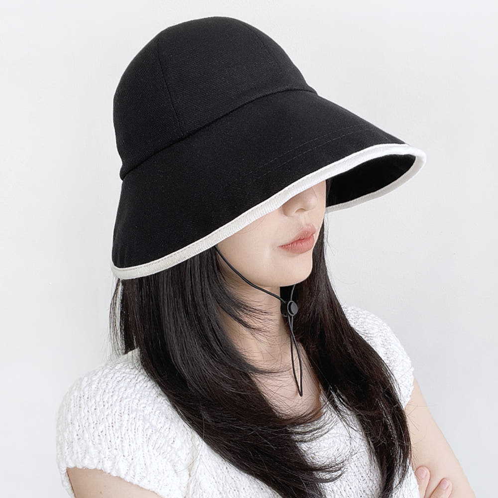 씨엘투 사계절 린넨 여성 자외선차단 챙넓은 와이어 벨크로 벙거지모자 버킷햇 20,900원