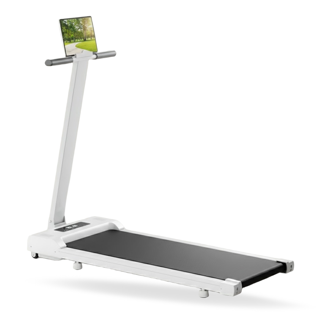 홈런웨이 저소음 런닝머신 가정용 초슬림 워킹머신, 화이트, SJ157-13(블루투스) 280,000원