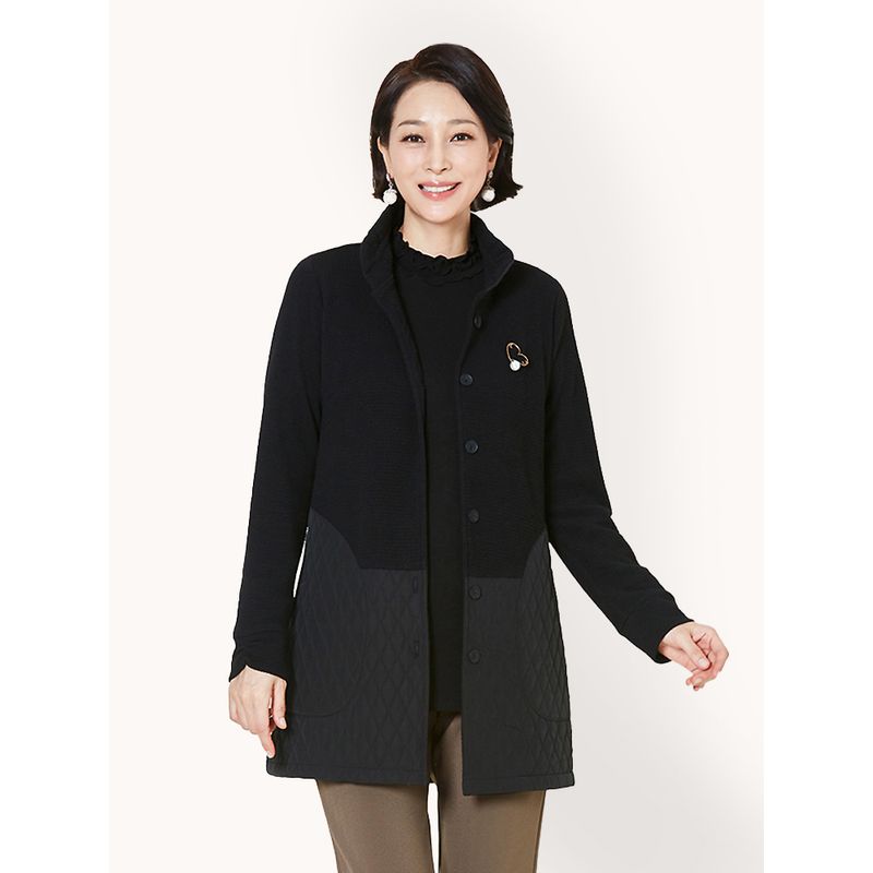 마담엘레강스 유니끄 퀼팅 포인트 재킷 K214JK02 35,000원