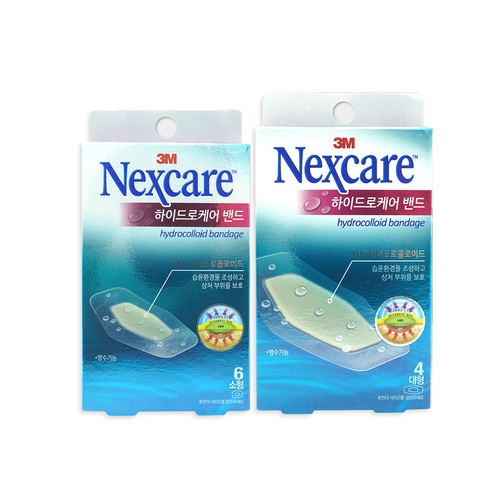 3M 넥스케어 하이드로케어 밴드 대형 4매 + 소형 6매, 1세트 16,500원