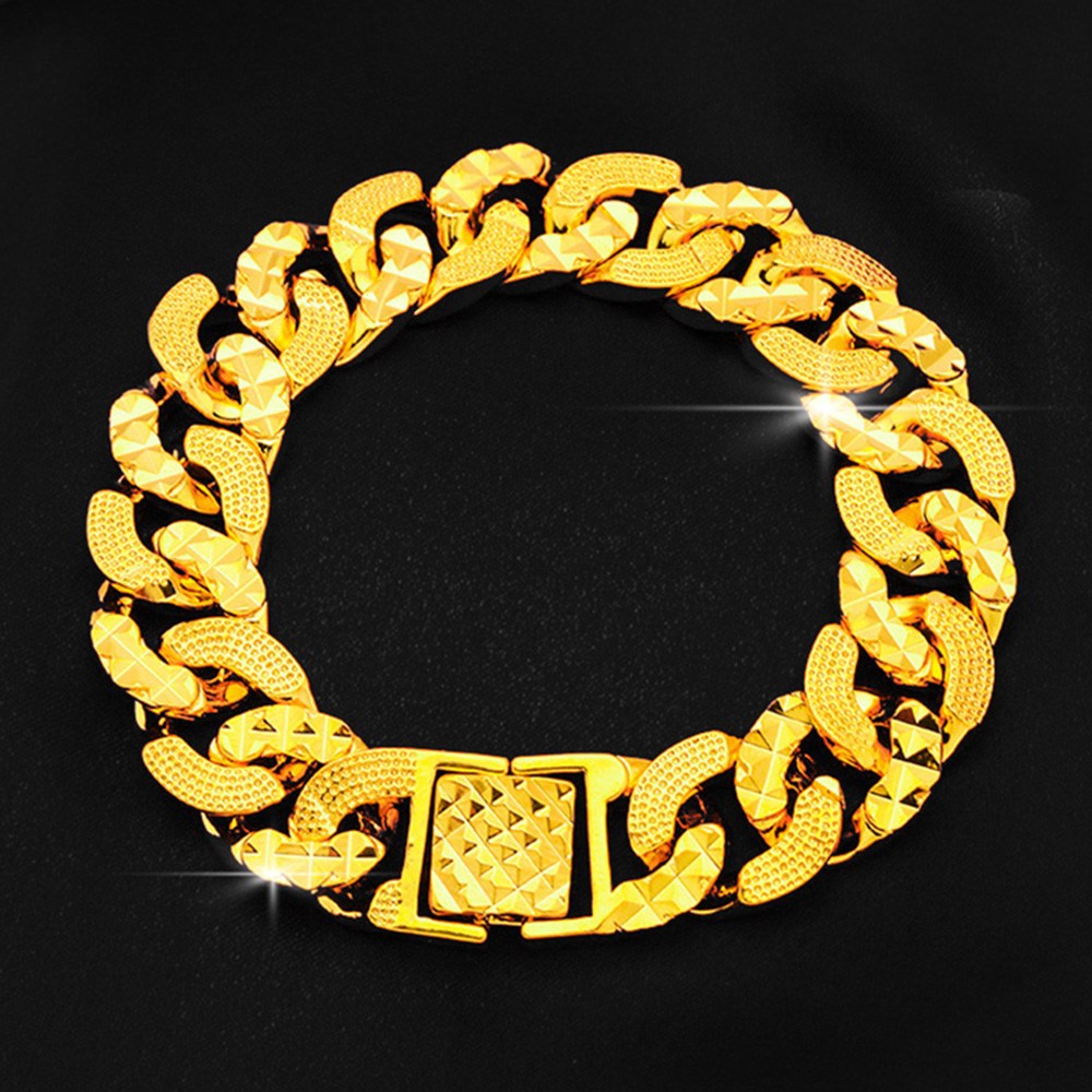 남성 18k압축도금 팔찌 초경량 할로우 럭셔리 노블레스 19,800원