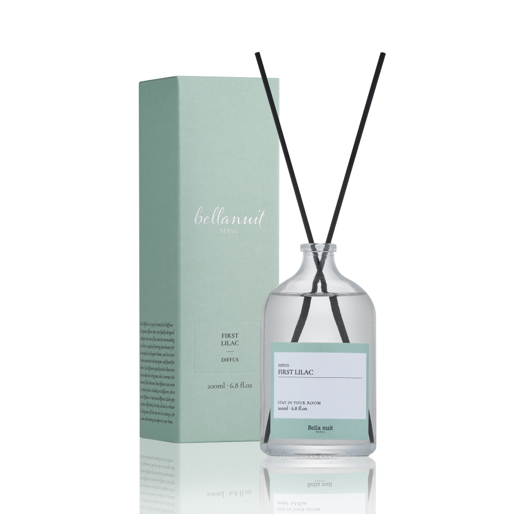 벨라누이 퍼스트 라일락 꽃집향 생화향 향수 디퓨저, 블랙, 200ml, 1개 28,800원