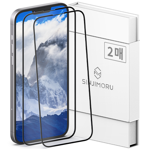 신지모루 풀커버 하이브리드 강화유리 휴대폰 액정보호필름 2매입, 1세트 8,930원