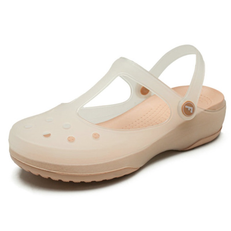 Z3JC 신발 편안한 투명 젤리 해변 비치 웨지 힐 샌들 슬리퍼 10,680원