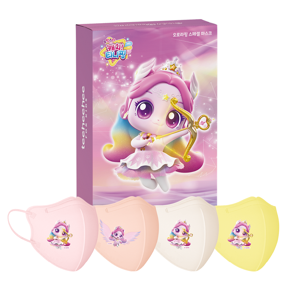 티히히 캐치티니핑 S5 오로라핑 스페셜 마스크 세트 아동용 소형M 16,200원