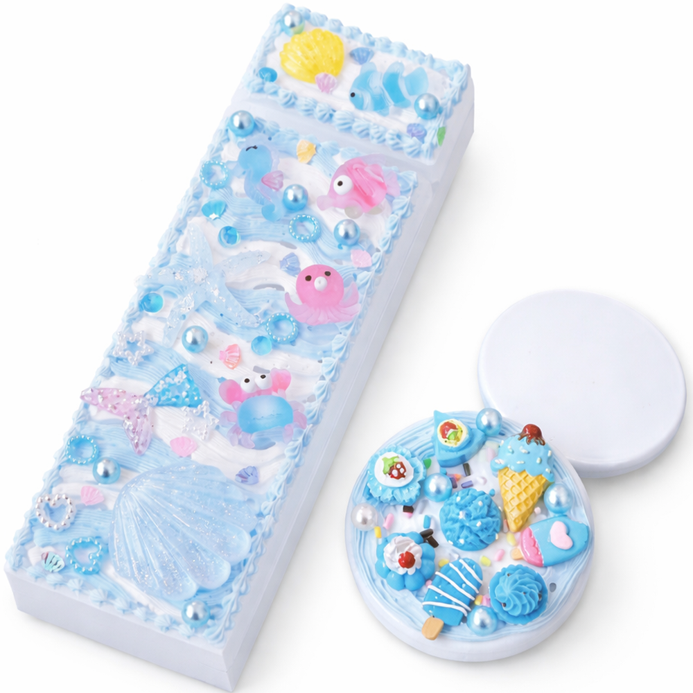 DIY 바다 필통 디저트 거울 꾸미기 세트 파츠 데코덴 재료 만들기 키트 선물 취미 15,950원