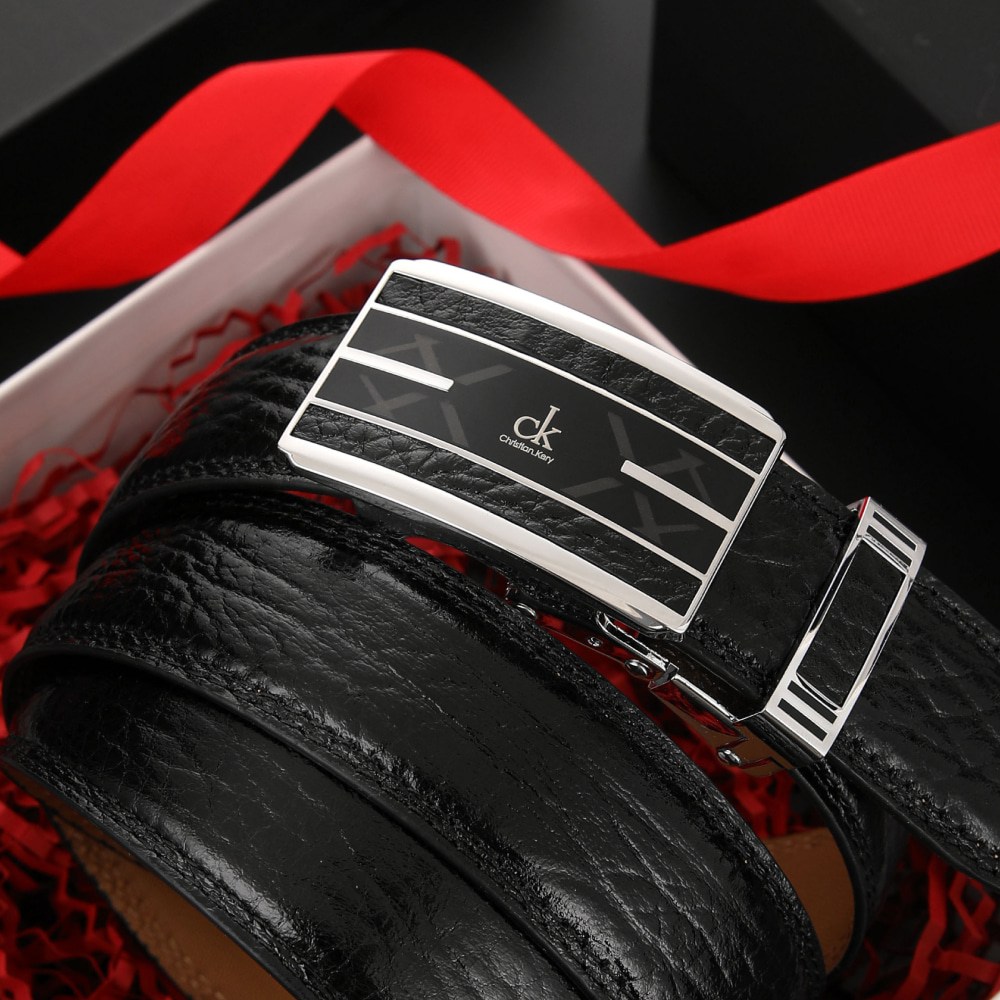 크리스찬케리 CK 남자 남성 고급 소가죽 면피 자동 정장 벨트 허리띠 혁띠 32,900원