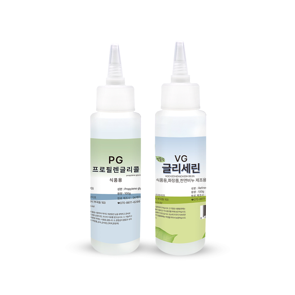 조이라이프 프로필렌글리콜 식물성 글리세린 PG 100g+VG 130g 세트, 1개 12,300원
