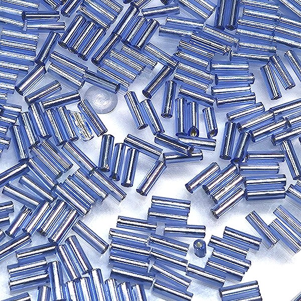 ALL 비즈 1.5 x 6mm 글래스 막대비즈 한팩 100g, 컬러선택, 연블루 14,500원