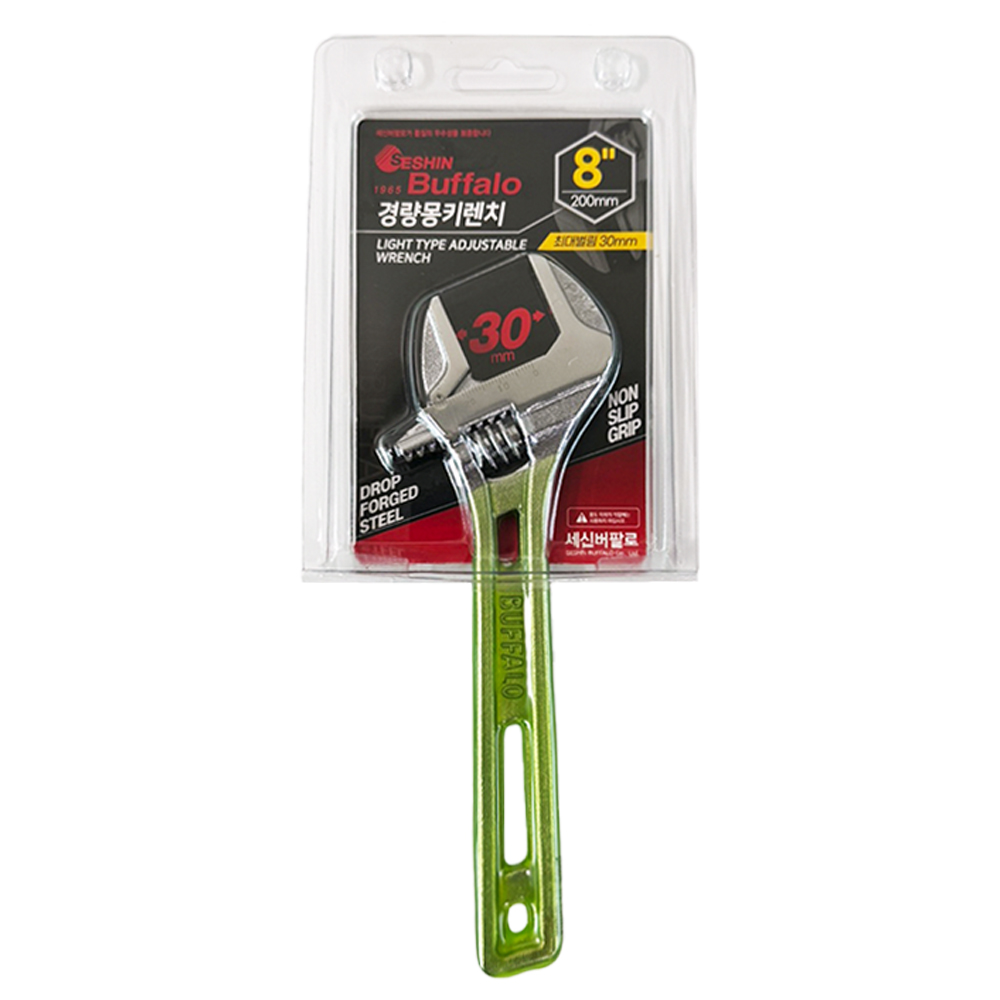 세신버팔로 고무그립 경량몽키 8인치 랜덤발송 9,190원