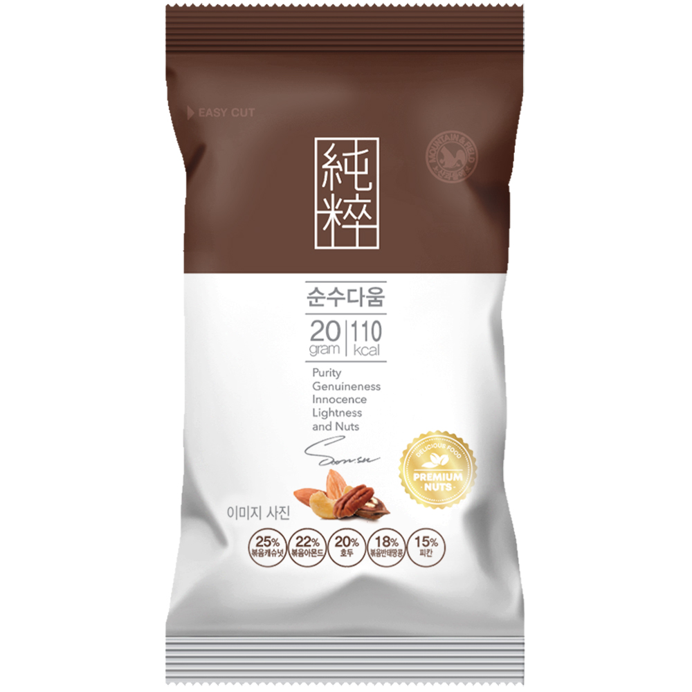 산과들에 순수다움 하루견과, 50개 33,100원