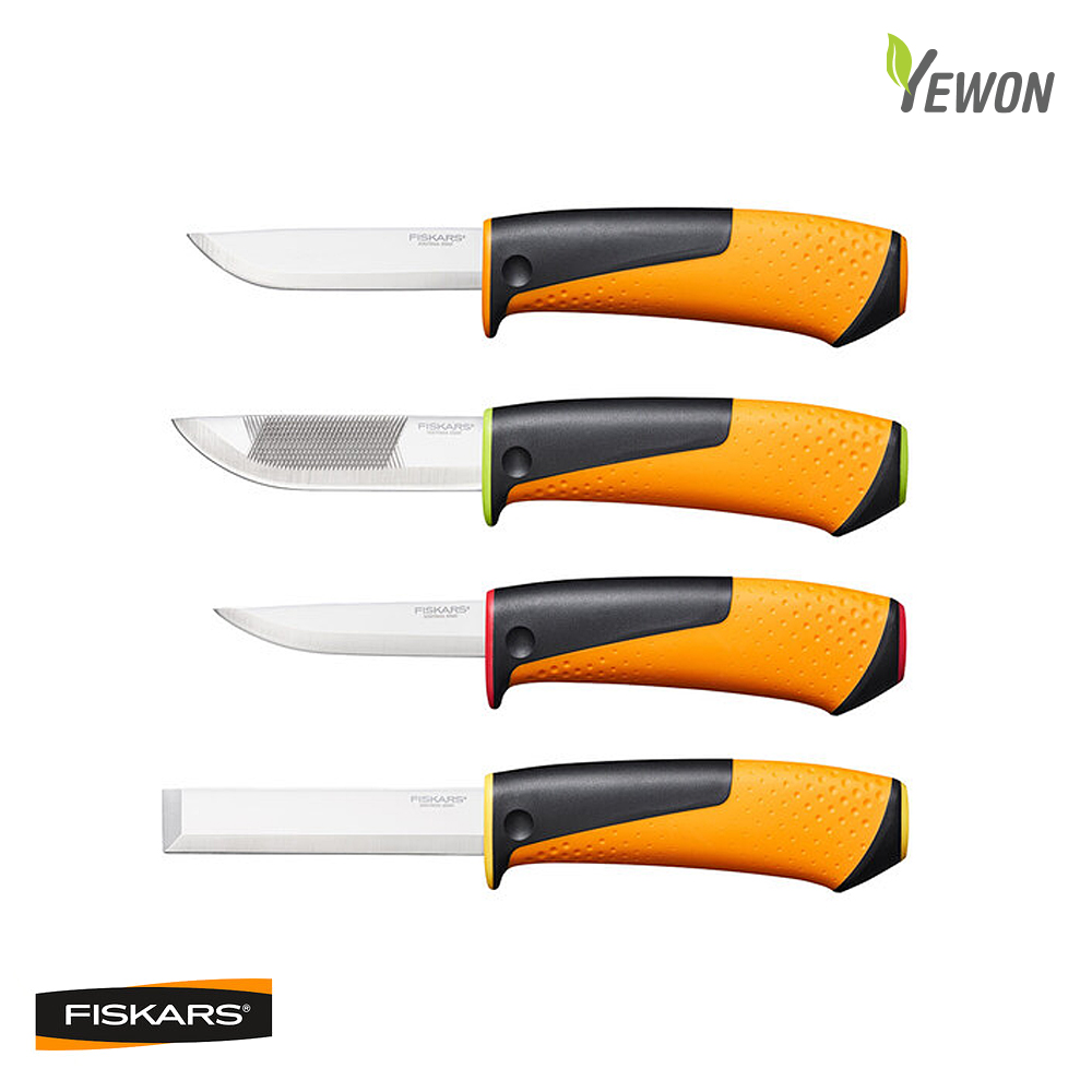 [피스카스] 다용도 공업용 공예용 목수용 작업칼 (연마기포함) 칼 집에 장착된 샤프너, 1개 24,000원