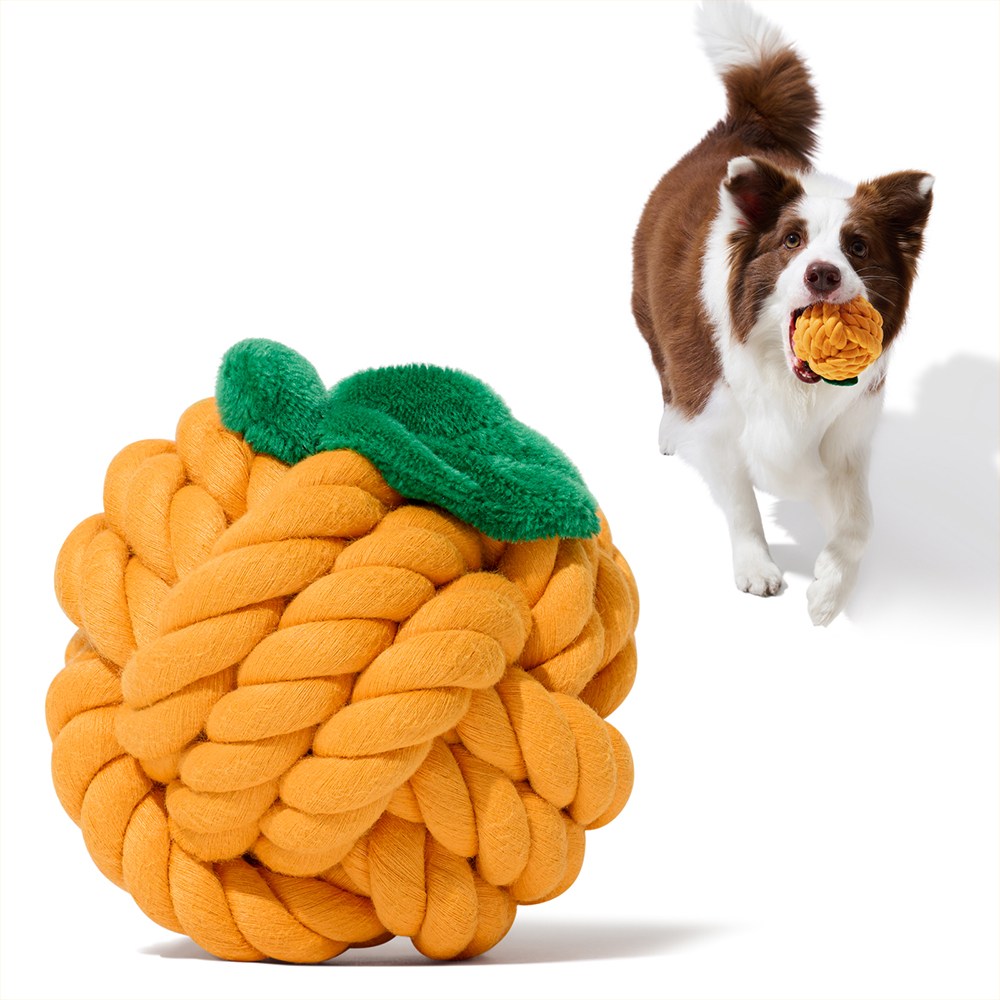 베트레스카 강아지 모몽 터그놀이 탠저린 로프 장난감 13,000원