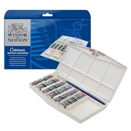 윈저앤뉴튼 코트만 고체물감 페인팅 플러스 24색 세트 WI0390376, 상세페이지 참조 55,000원