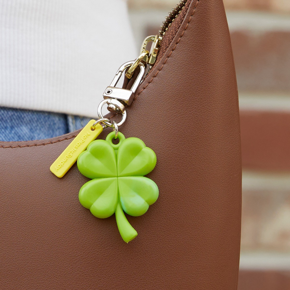 오리지널 태그미 럭키 키링 | NFC 운세 키링 행운의 네잎클로버, 1개, 태그미 럭키키링 18,900원