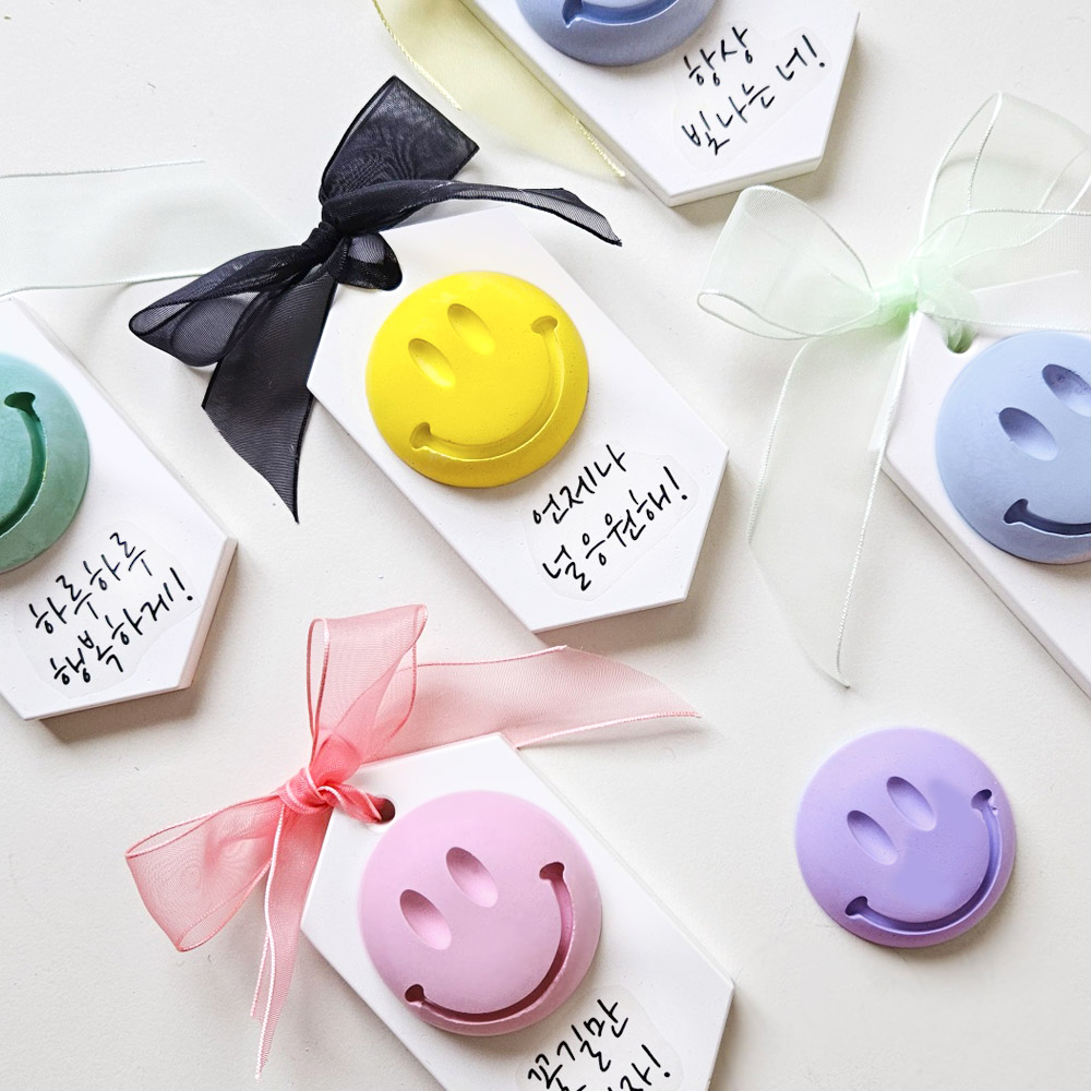 마타바 함께 웃어요 스마일 타블렛 석고방향제 만들기 diy 키트(15개)kit+스티커+리본 29,900원