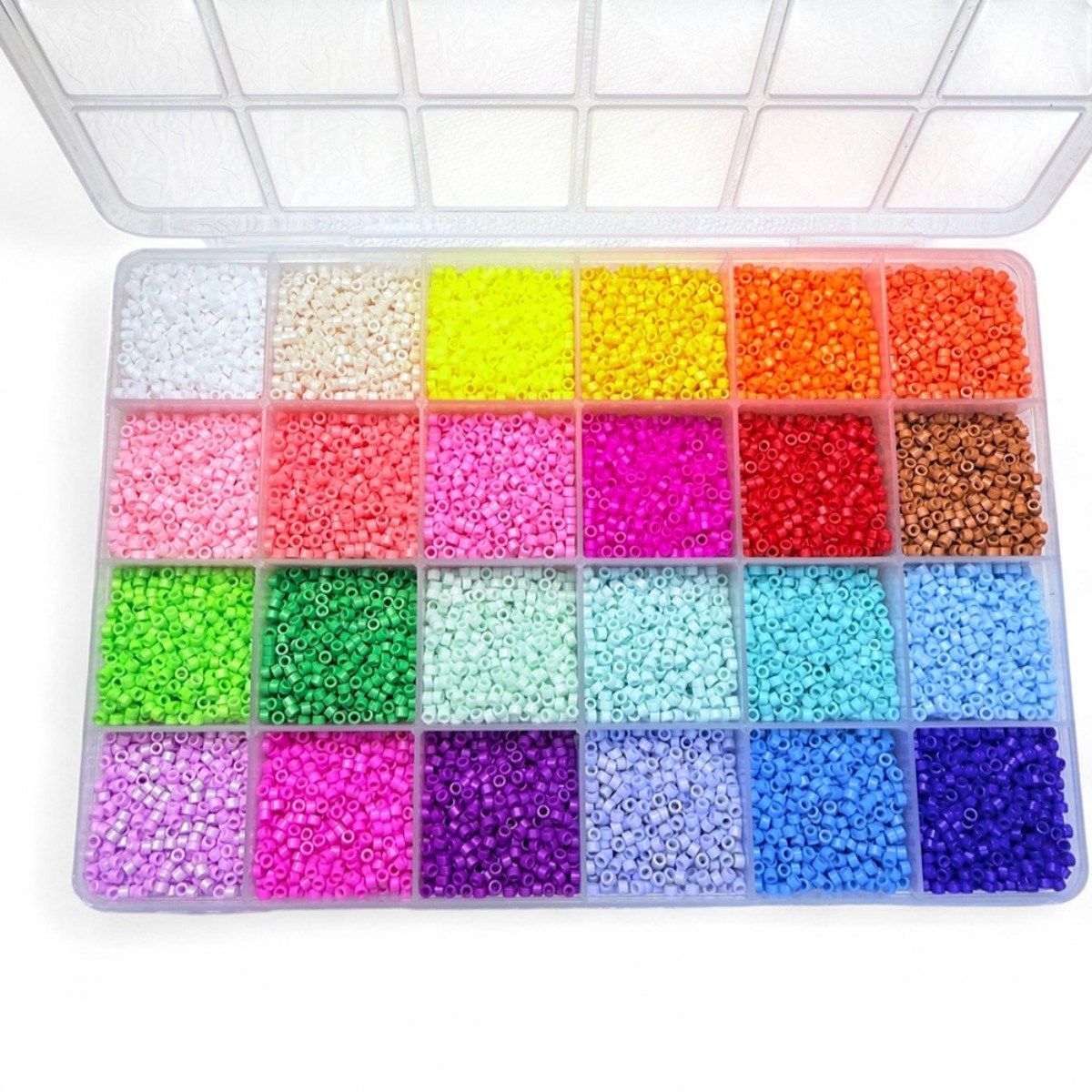 로블리샵 델리카 시드비즈 2mm 24색 세트 유리비즈 공예 재료 직조 악세서리 만들기 대용량, 1개, 델리카  2mm 24색 키트 32,900원