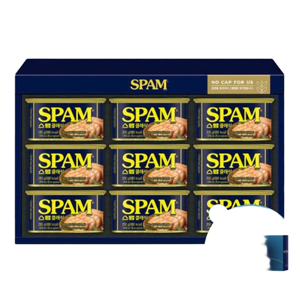 CJ제일제당 스팸 선물세트 8호 쇼핑백포함 스팸 클래식 기업 직원 단체 명절 설날 추석 자취생 선물 SET 49,130원