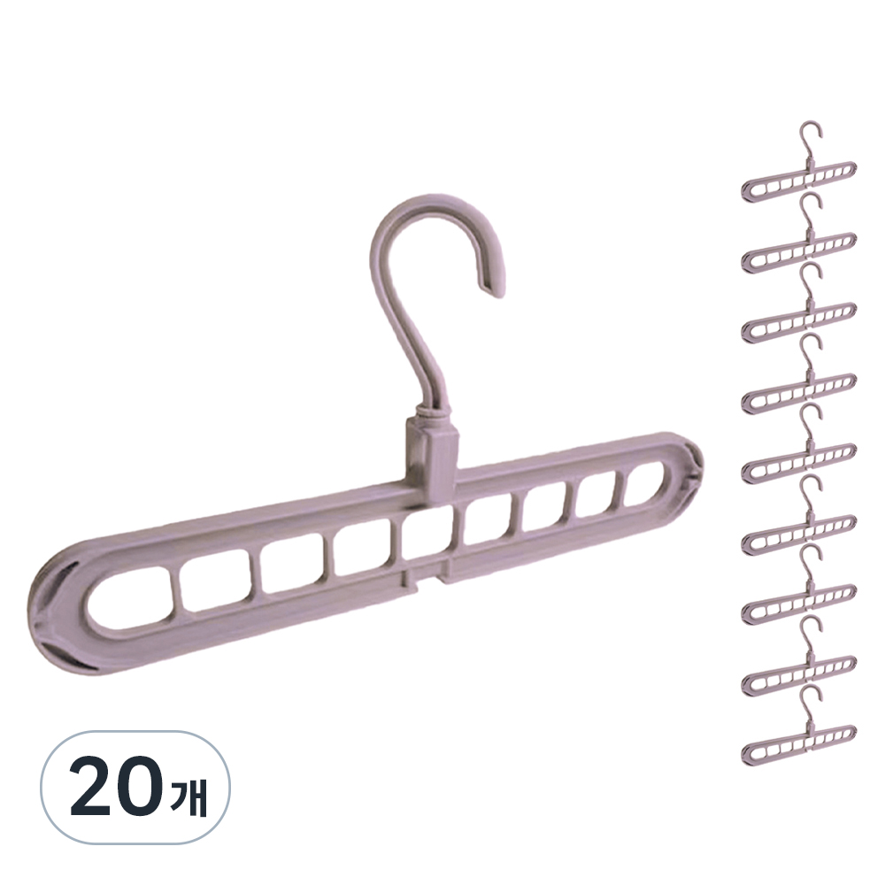 오마땅 멀티 공간절약 옷걸이 가로 세로 회전형 12,800원