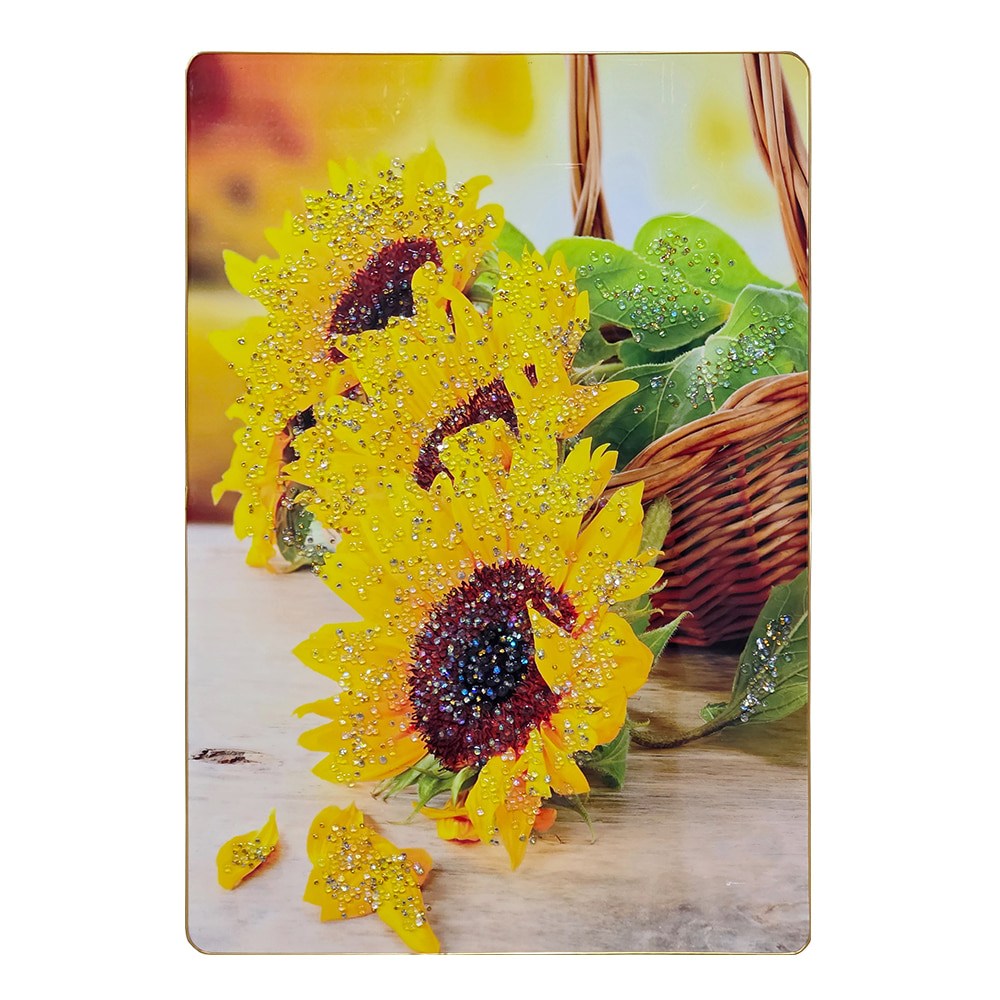 해바라기 40x60 풍수에 좋은 거실 현관 벽 큐빅 액자 39,000원