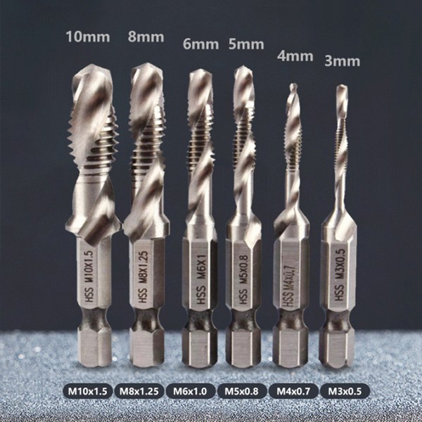 라인테크 탭핑비트 6종 세트 9,800원