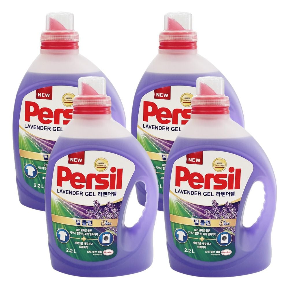 퍼실 라벤더젤액체세제 드럼일반겸용 용기 2.2L 4개-O jon+50654Wi 114,370원