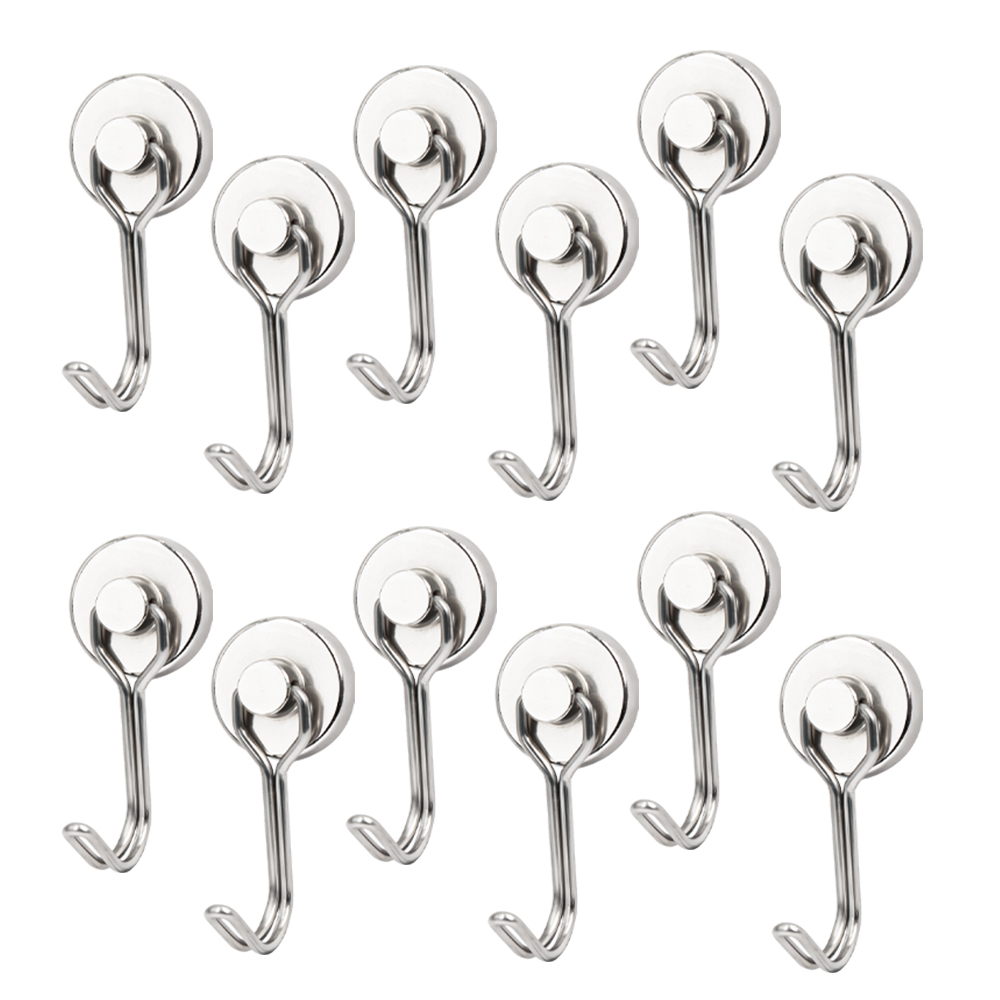 Jianwen회전식 강력자석후크, 12개, 20mmSilvery 19,950원