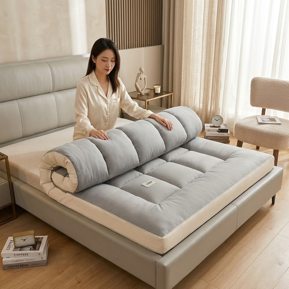 리보아 사계절 침대 바닥 토퍼 매트리스 요매트 10cm 22,870원