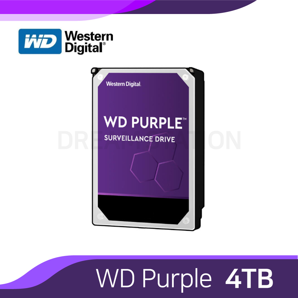 웨스턴디지털 정품 재고보유 WD Purple WD40PURZ 4TB DVR NVR CCTV HDD 하드디스크 338,000원