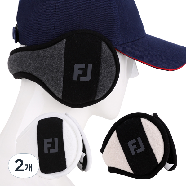 [FOOTJOY] 풋조이 남여공용 2025년형 방한 골프 귀마개, 화이트, 2개 58,010원