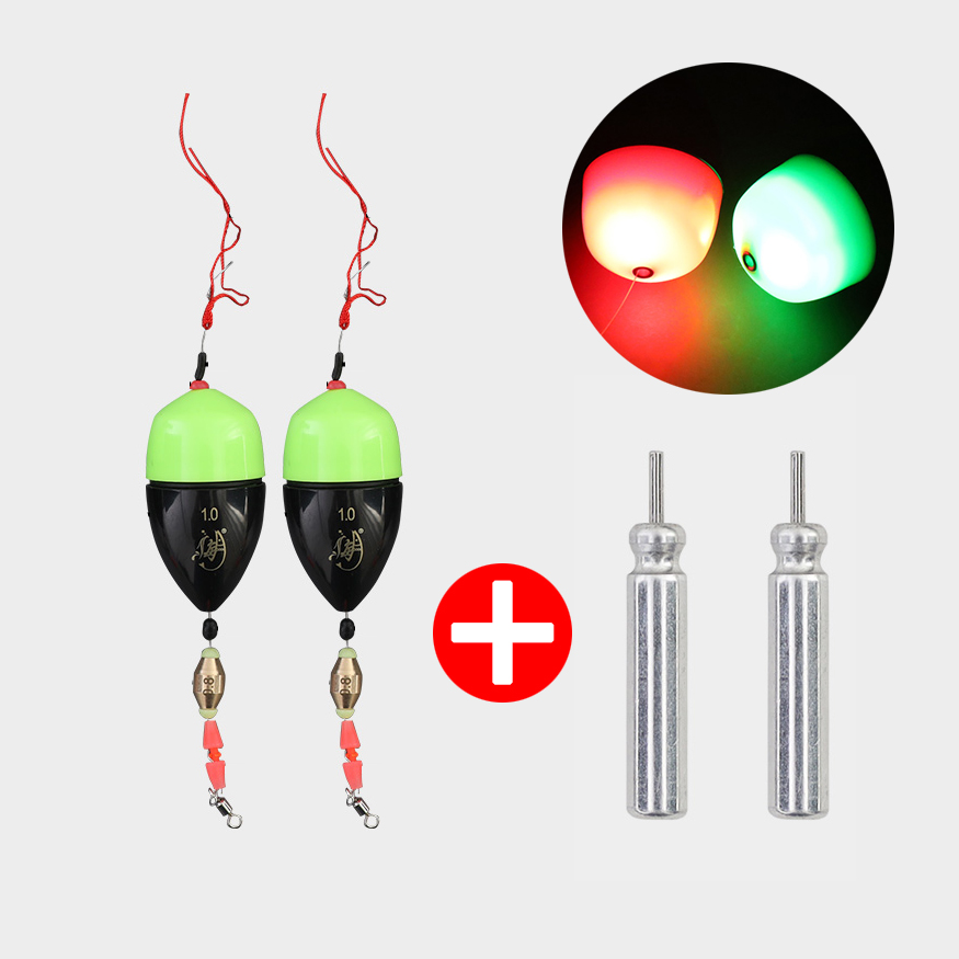 전자구멍찌 완벽채비세트 바다낚시, 1세트, 형광 연두-1.5호 9,990원