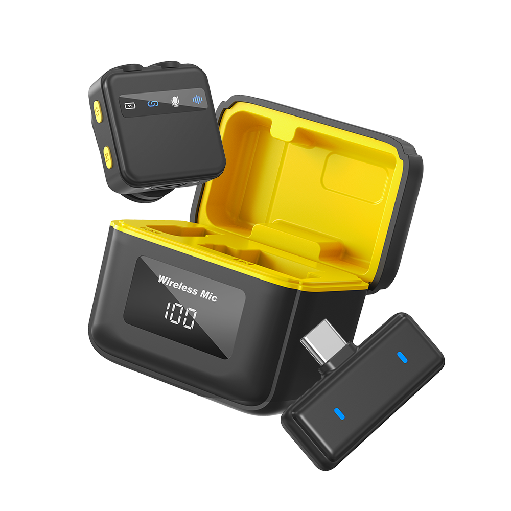 NICESUN 미니 무선 핀마이크 영상 촬영용 아이폰/안드로이드/태블릿/PC 호환 자석 부착 노이즈 캔슬링 Vlog/유튜브/방송용 마이크 S10 29,900원