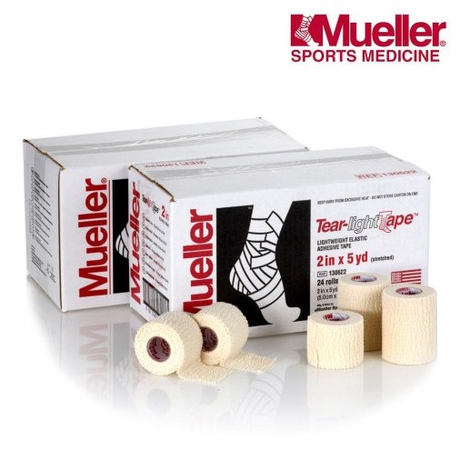 뮬러 티어라이트 테이프 화이트 1박스(24롤) / 볼링테이프 리프팅 중약지 손가락 스포츠 테이핑 121,000원