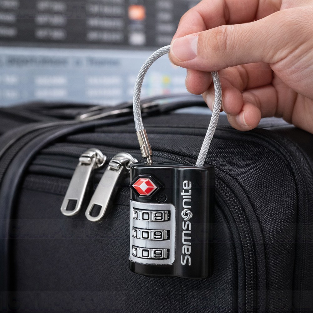 쌤소나이트 3다이얼 TSA 케이블 자물쇠 안전 캐리어 자물쇠 17,900원
