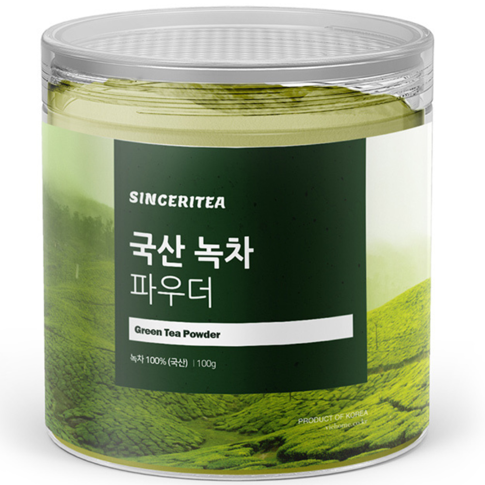 신서리티 국산 녹차 파우더, 1개, 1개입, 100g 7,700원