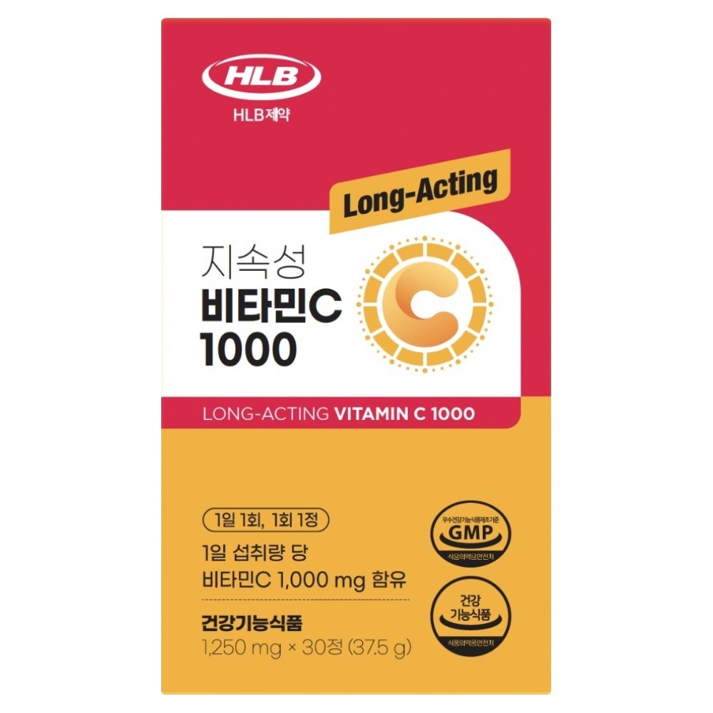 에이치엘비 지속성 비타민C 1000 37.5g, 1개, 30정 11,900원