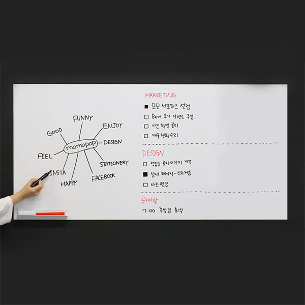 모모팝 벽지 유리에도 붙이는 화이트보드 (대형3종) 252,700원